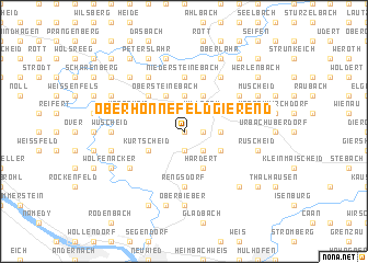 map of Oberhonnefeld-Gierend