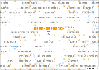 map of Oberhosenbach