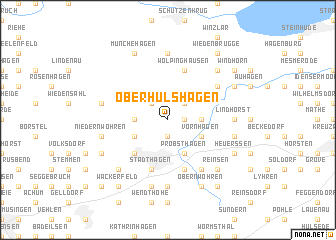 map of Ober Hülshagen