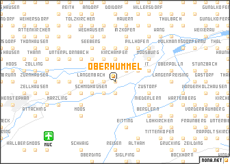 map of Oberhummel