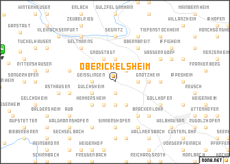 map of Oberickelsheim