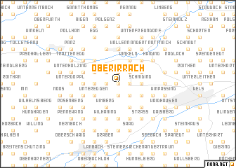 map of Oberirrach