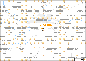 map of Oberisling