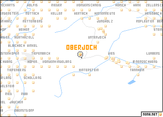 map of Oberjoch