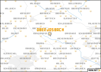 map of Oberjosbach