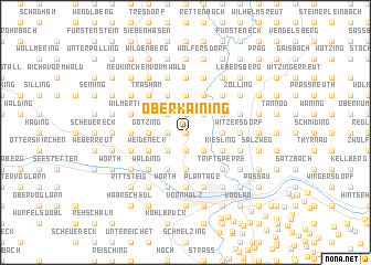 map of Oberkaining