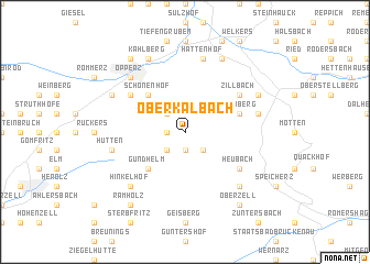 map of Oberkalbach