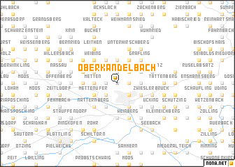 map of Oberkandelbach