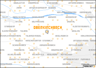 map of Oberkirchbach