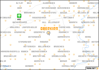 map of Oberkirn