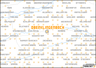 map of Oberklingenbach