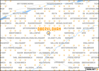 map of Oberklöham