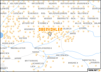 map of Oberköhler