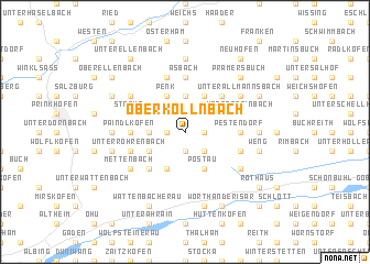 map of Oberköllnbach