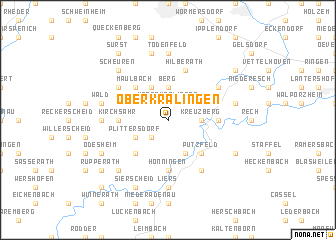 map of Oberkrälingen