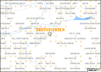 map of Oberkriebach