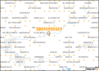 map of Oberkrossen