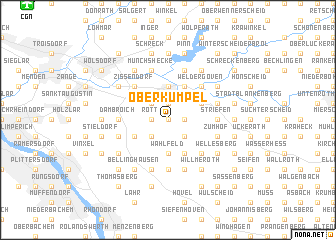 map of Oberkümpel