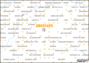 map of Oberküps