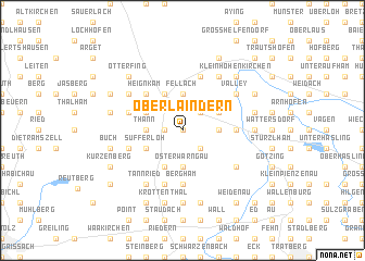 map of Oberlaindern