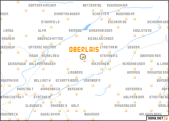 map of Ober Lais