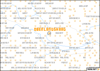 map of Oberlandshaag