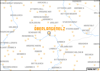map of Oberlangenelz