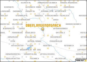map of Oberlangenordnach