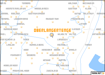 map of Oberlanger Tenge