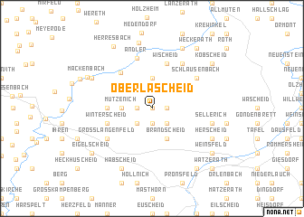 map of Oberlascheid