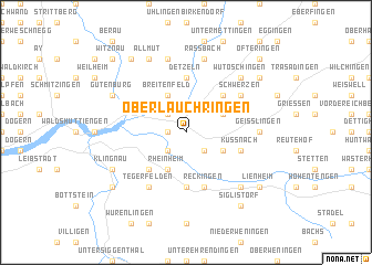 map of Oberlauchringen