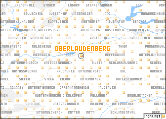 map of Oberlaudenberg