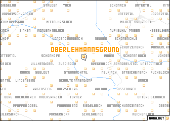 map of Oberlehmannsgrund