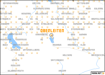 map of Oberleiten