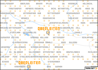 map of Oberleiten