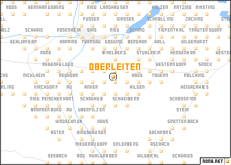 map of Oberleiten