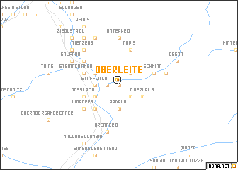 map of Oberleite