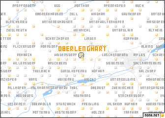 map of Oberlenghart