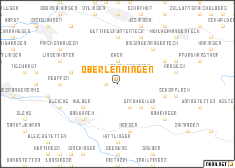 map of Oberlenningen