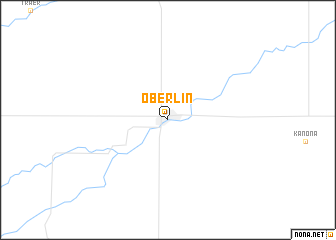 map of Oberlin