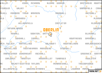 map of Oberlin