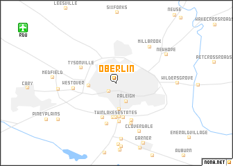 map of Oberlin