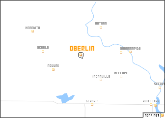 map of Oberlin