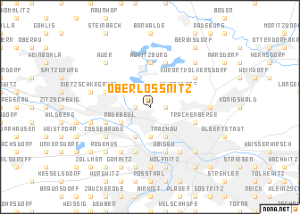 map of Oberlössnitz