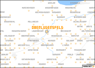 map of Ober Lüdersfeld