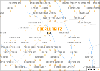 map of Oberlungitz