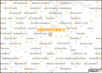 map of Obermainbach