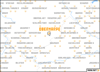 map of Obermarpe