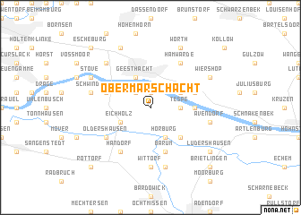 map of Obermarschacht