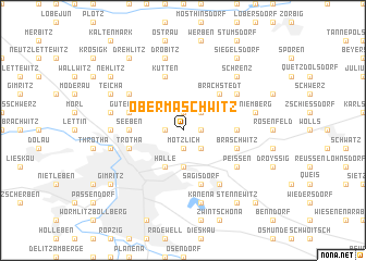 map of Obermaschwitz